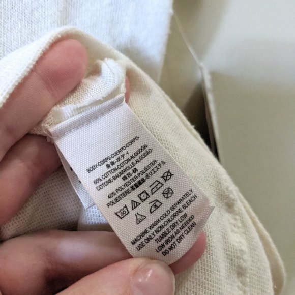 New Free People White Sands Poppy Polo Button Top - Picture 6 of 10